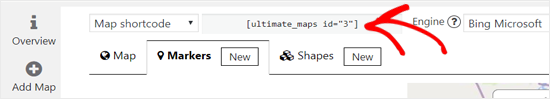 Copiez le code court de Bing Map à intégrer dans WordPress - Themelocal Copiez le shortcode Bing Map à intégrer dans WordPress