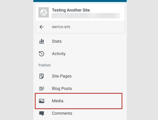 Menu multimédia dans l'application WordPress - Themelocal Menu multimédia dans l'application WordPress