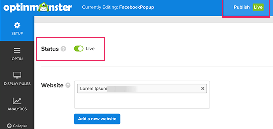 Activer l'option pour votre site Web - Themelocal Activer l'option pour votre site Web