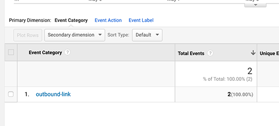 Catégorie d'événement de lien sortant dans Google Analytics - Themelocal Catégorie d'événement de lien sortant dans Google Analytics