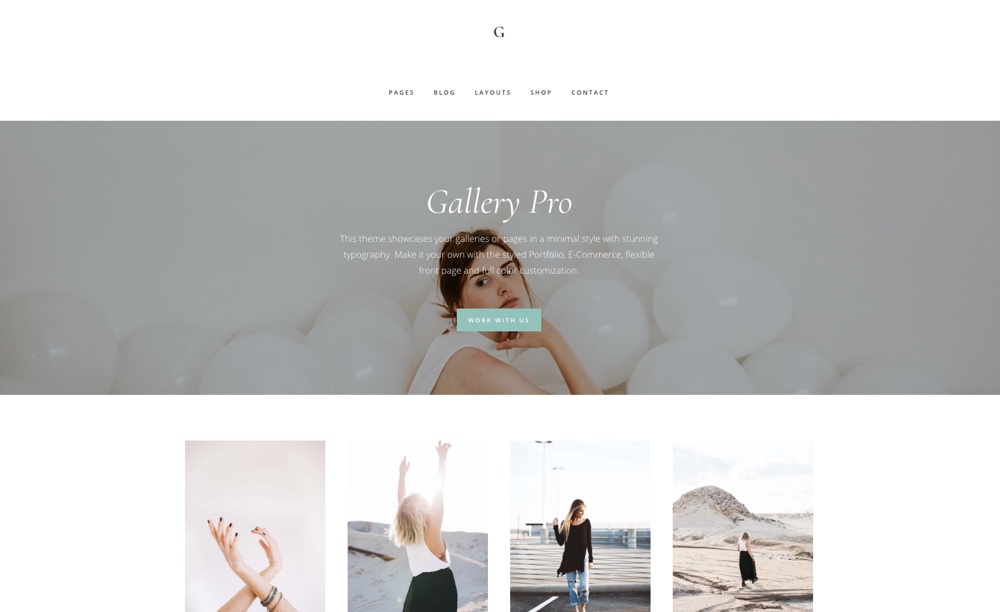 Thème Galerie Pro
