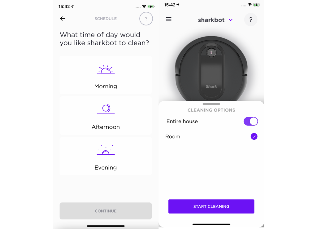 Aspirateur Shark IQ Robot XL R101AEW avec programmes de base à vide automatique