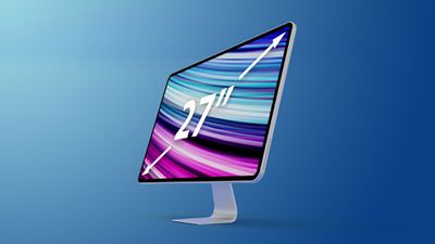 Fonction de maquette de l'iMac 2020, texte de 27 pouces