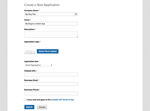 Créer un nouveau formulaire de demande d'application - Themelocal Créer un nouveau formulaire de demande d'application