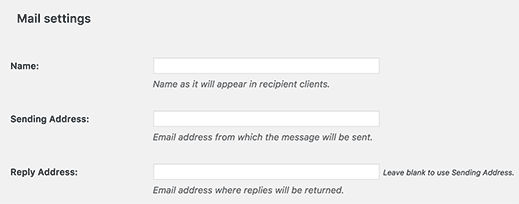 sendgrid-plugin-mail-settings - Themelocal Modifier les paramètres de messagerie dans les paramètres du plugin SendGrid dans WordPress
