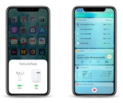 comment vérifier la durée de vie de la batterie des AirPods sur iPhone