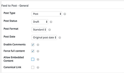 Feed to post - Themelocal Flux pour publier