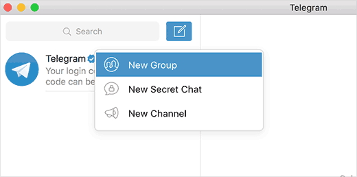 Créer un nouveau groupe Telegram - Themelocal Créer un nouveau groupe Telegram