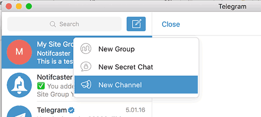 Création d'un nouveau canal Telegram - Themelocal Créer une nouvelle chaîne Telegram