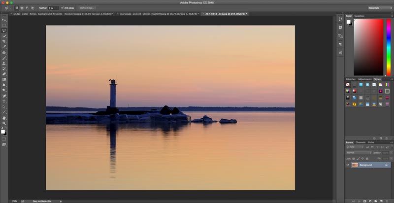 Tutoriel Adobe Photoshop Comment ajouter des faisceaux lumineux aux images