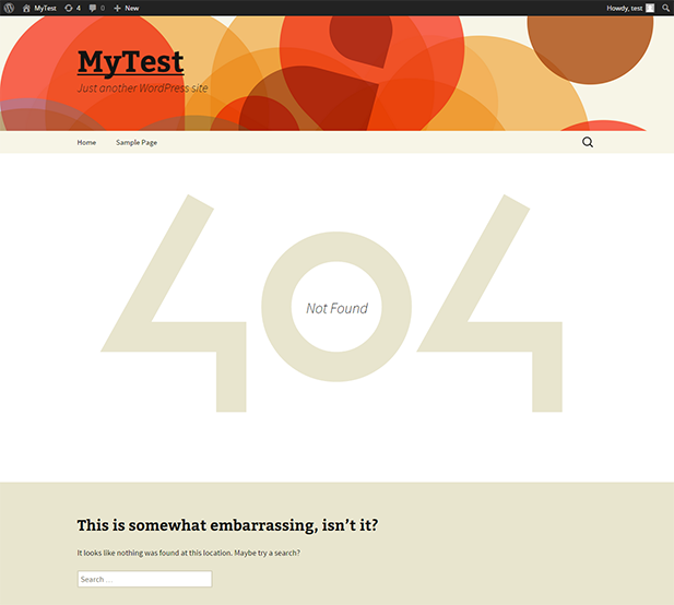 Vingt treize 404 Page