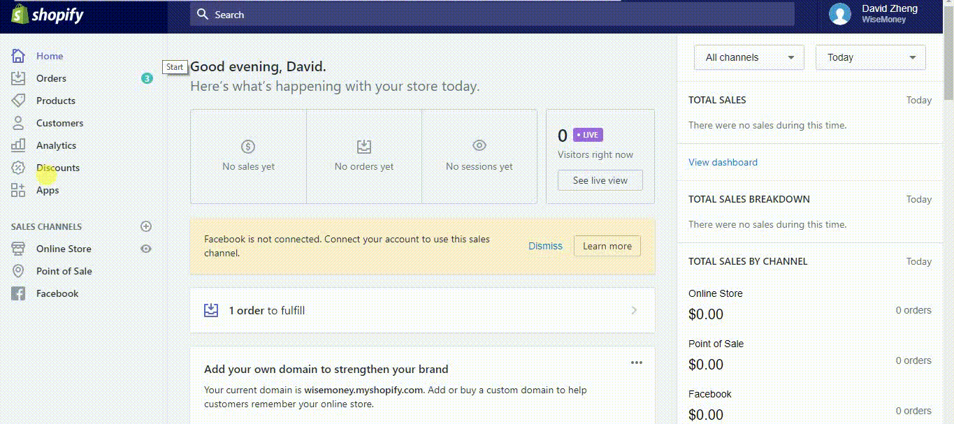 Comment modifier les details du client dans Shopify