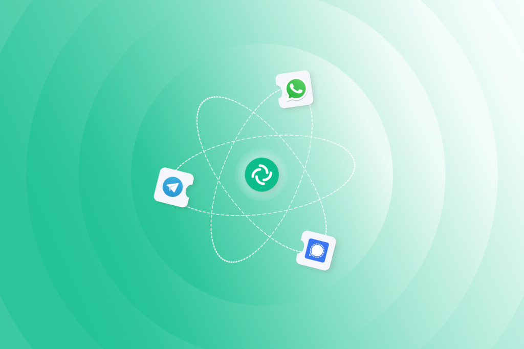 Comment synchroniser WhatsApp Signal et Telegram avec Element One