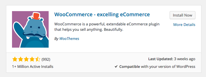 installer le plugin woocommerce