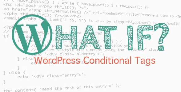 Decouvrez les balises conditionnelles WordPress