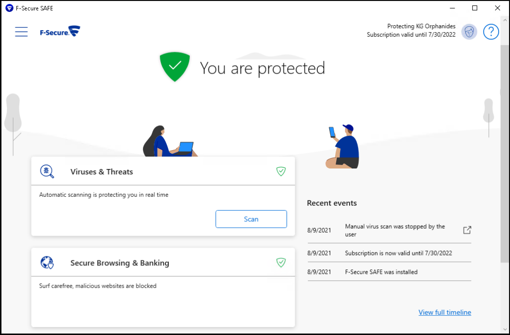 F-Secure SÉCURISÉ