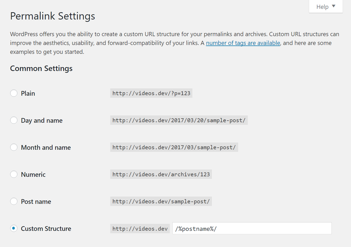 LAPI de reecriture WordPress