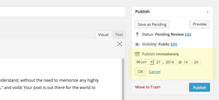Comment planifier des publications WordPress