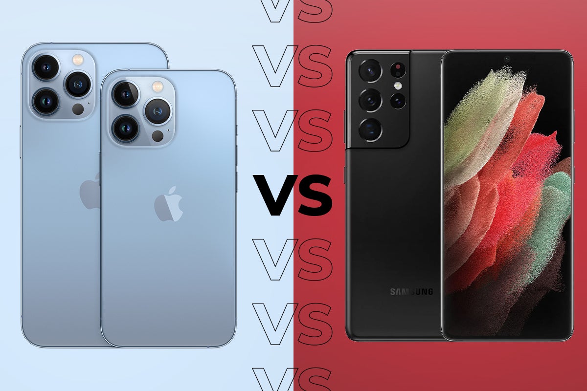 iPhone 13 Pro vs Samsung Galaxy S21 Ultra comparaison