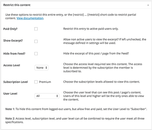 Restreindre le contenu d'un article dans WordPress Restreindre le contenu d'un article dans WordPress