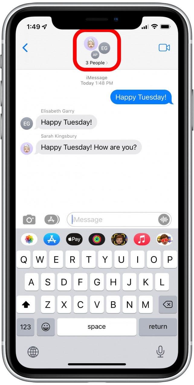 1641511488 332 Comment laisser un texte de groupe sur iPhone mise a