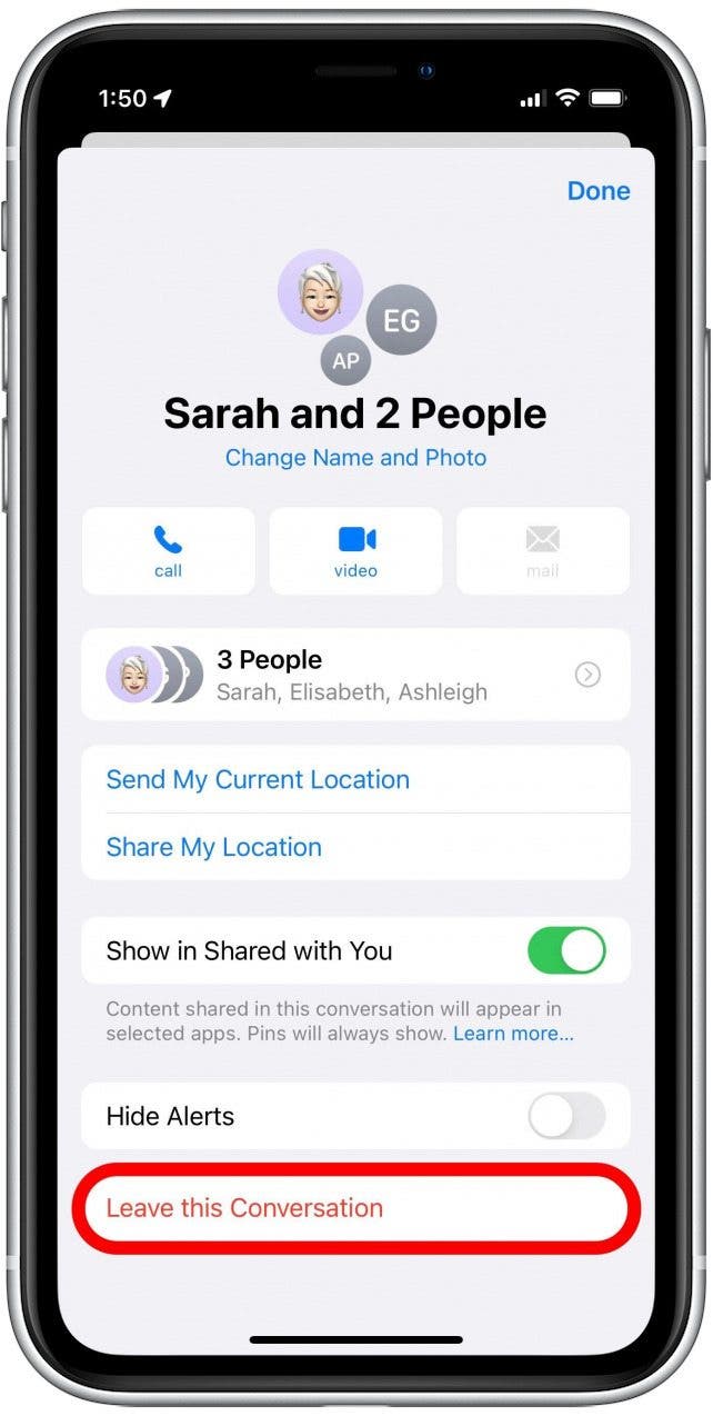 1641511488 487 Comment laisser un texte de groupe sur iPhone mise a