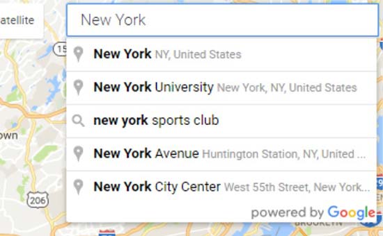 Carte WP Google Carte WP Google