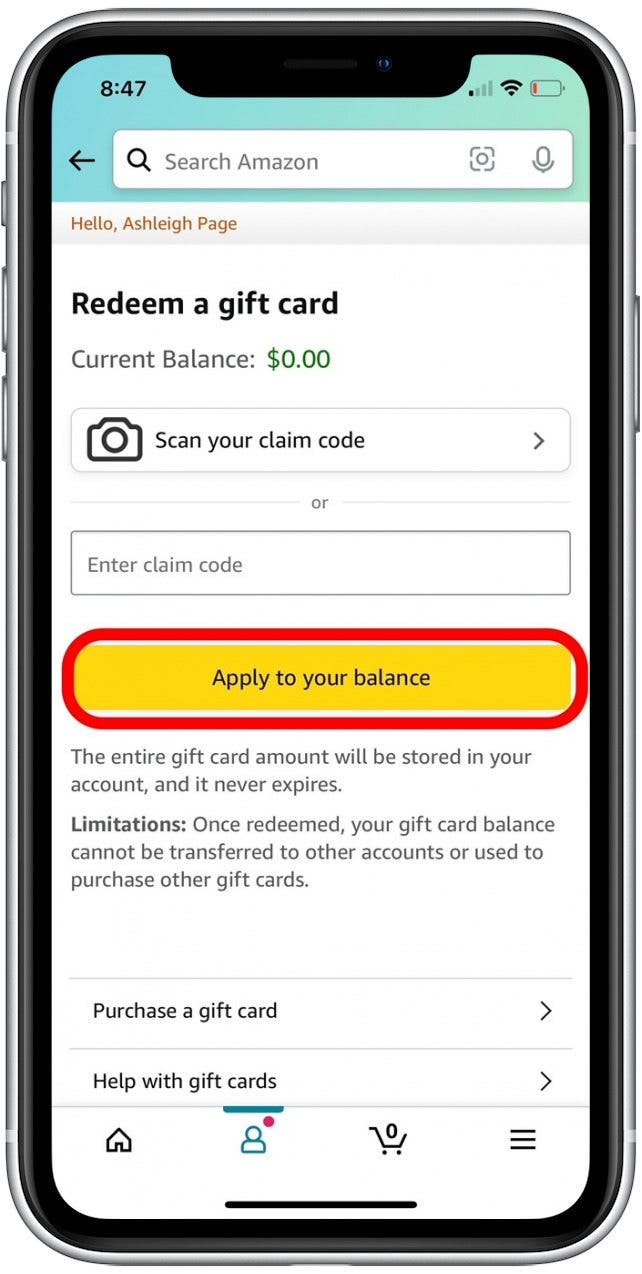 1641623553 550 Comment utiliser une carte cadeau Amazon ou un code de reclamation