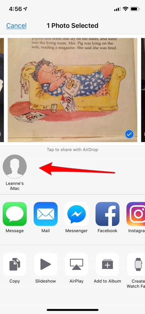 où vont les fichiers airdrop