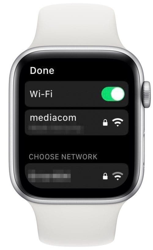 Voir le réseau Wi-Fi