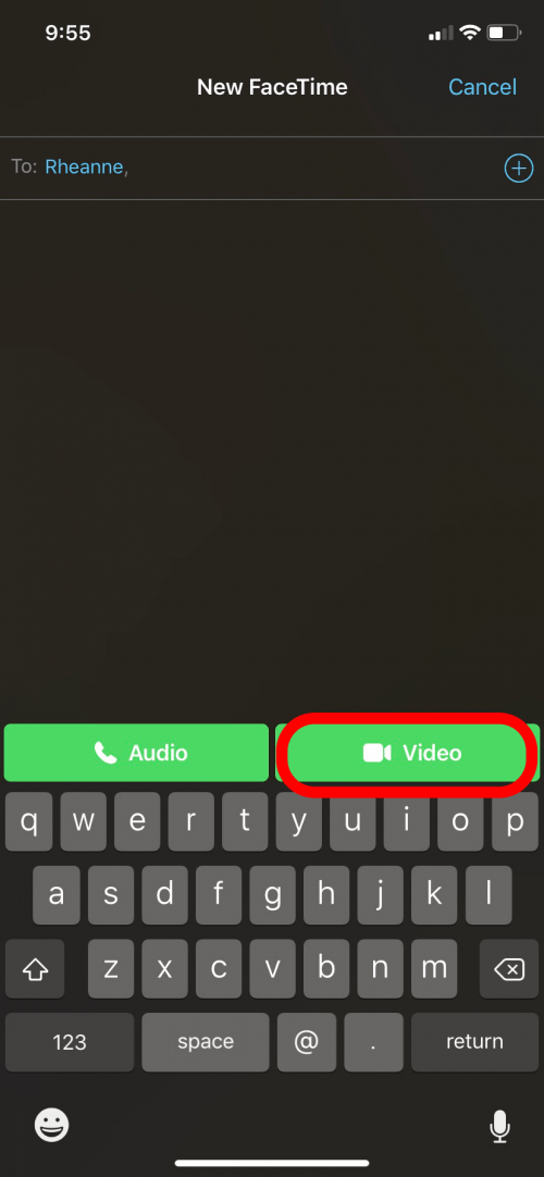 appuyez sur la vidéo