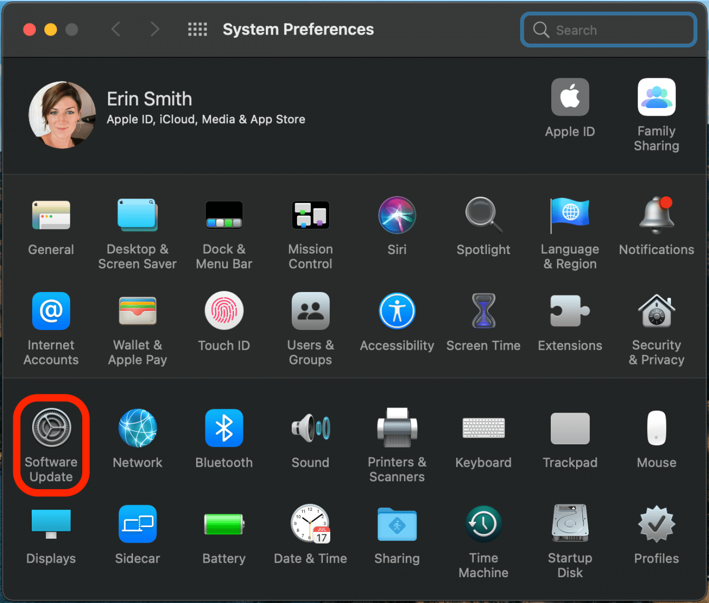 Mettre à jour Mac si FaceTime ne fonctionne pas