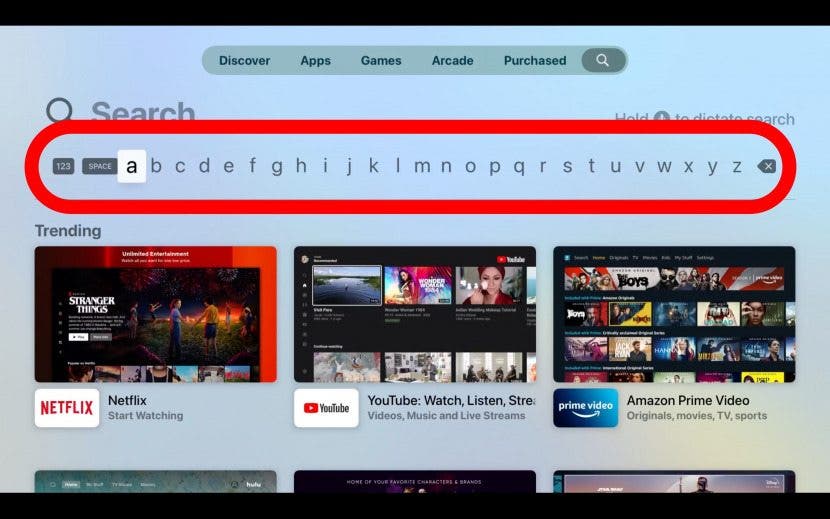 tapez l'application apple tv à télécharger