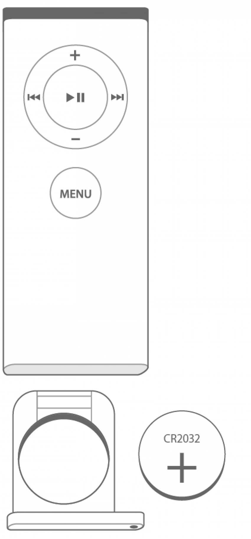 Télécommande Apple TV Blanc