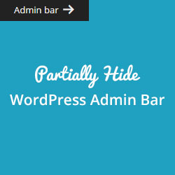 1642603212 Comment masquer partiellement la barre dadministration dans WordPress