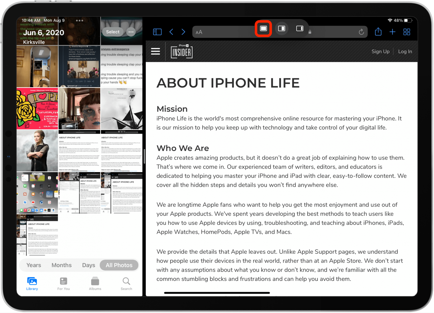 1642968974 728 Guide du multitache iPad dans iPadOS 15 Slide Over