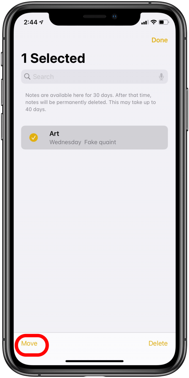 1643006427 425 Les notes de liPhone ont disparu Depannage de lapplication iPhone
