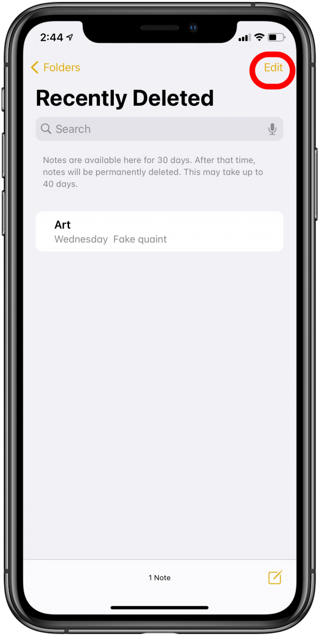 1643006427 768 Les notes de liPhone ont disparu Depannage de lapplication iPhone