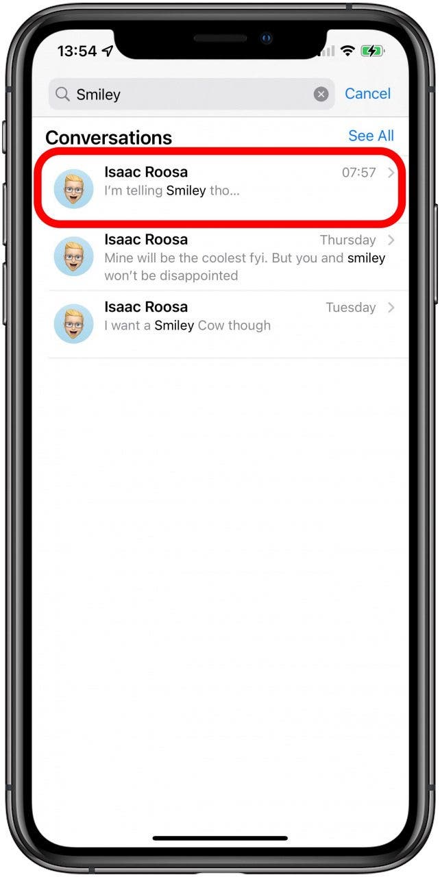 Voir le fil de discussion correspondant - rechercher des textes iphone