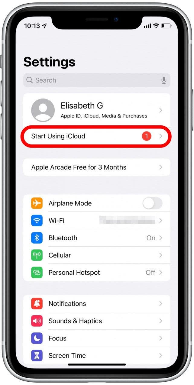 Commencez à utiliser iCloud