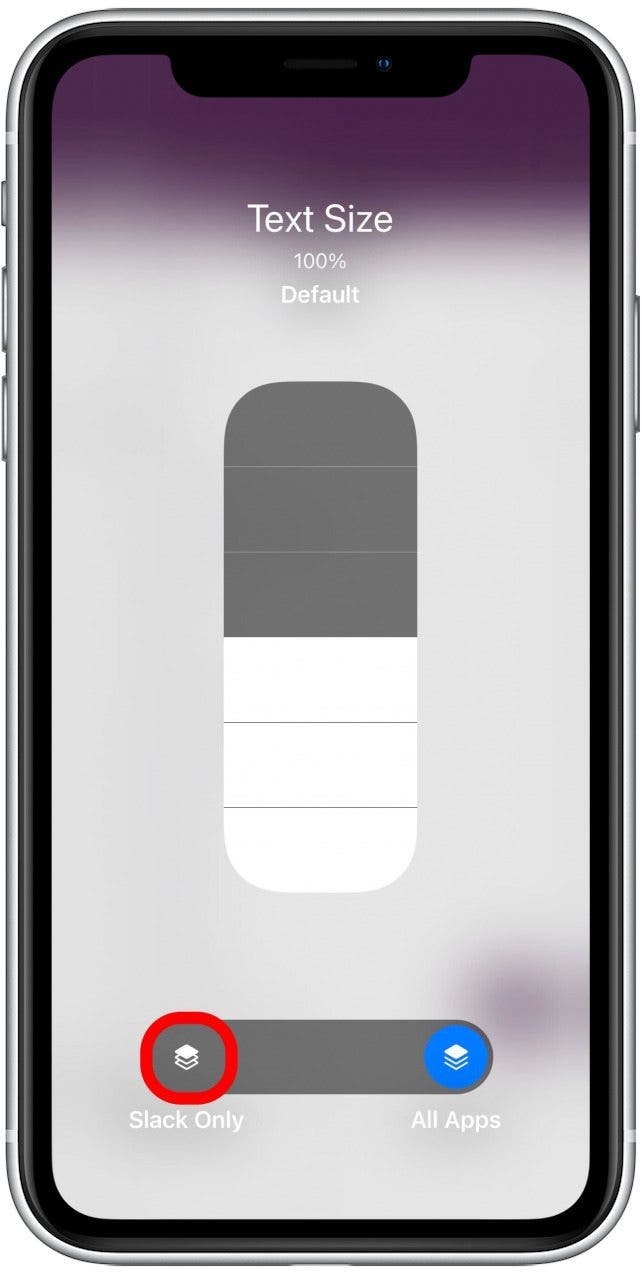 agrandir la police sur iPhone avec une seule application