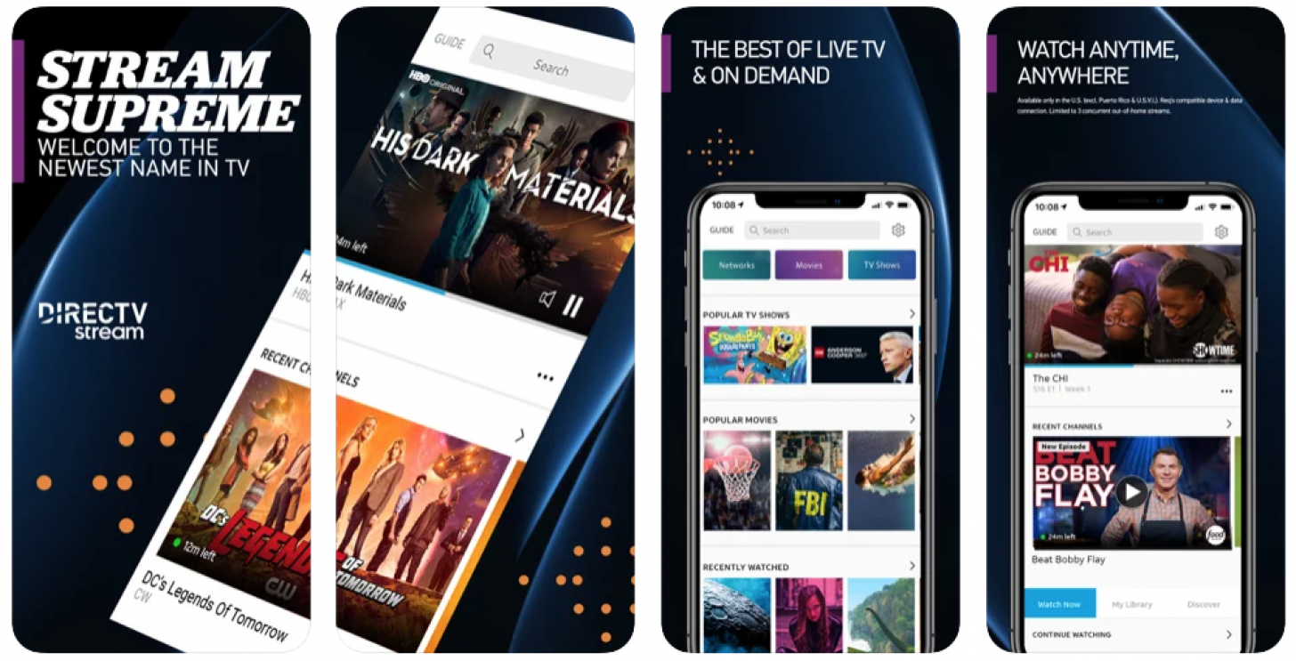 application de flux directv