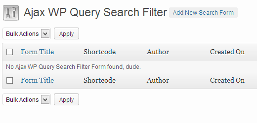 Ajouter un nouveau formulaire de recherche Ajax dans WordPress Ajouter un nouveau formulaire de recherche Ajax dans WordPress