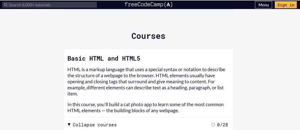 Camp de code gratuit