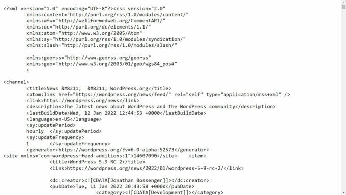 Comment ajouter un flux RSS a WordPress 2 methodes
