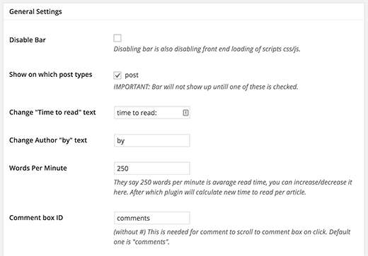 Page de paramètres pour le plugin Swifty Bar - Themelocal Page de paramètres pour le plugin Swifty Bar