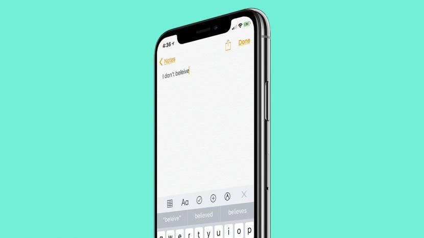 Comment supprimer des mots du texte predictif de liPhone