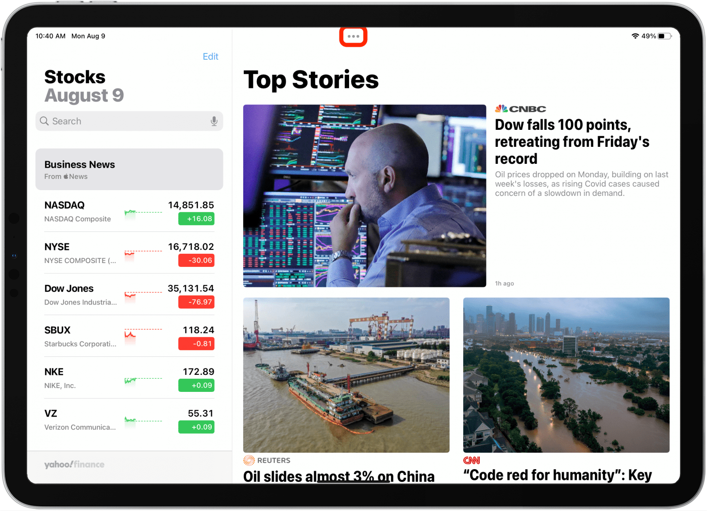 Guide du multitache iPad dans iPadOS 15 Slide Over