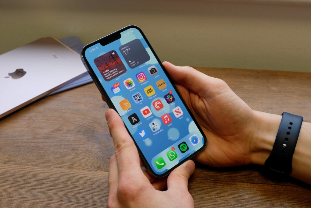 écran d'accueil iphone 13 pro max