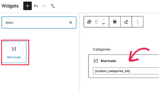 Utiliser un shortcode pour afficher une liste personnalisée de catégories Utiliser un shortcode pour afficher une liste personnalisée de catégories